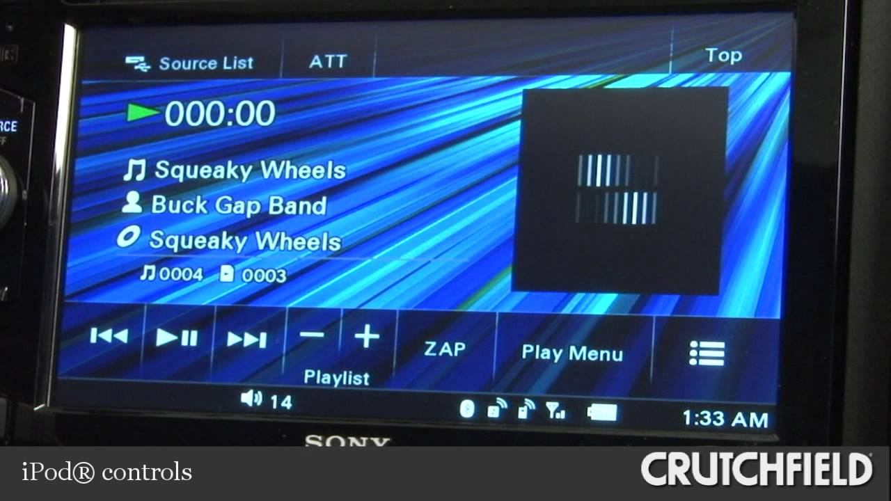 Sony XAV-64BT DVD Receiver Display and Controls Demo | Crutchfield Video смотреть онлайн