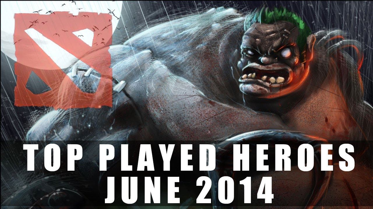 Top Played Dota 2 Heroes (June 2014) | Dota 2 смотреть онлайн