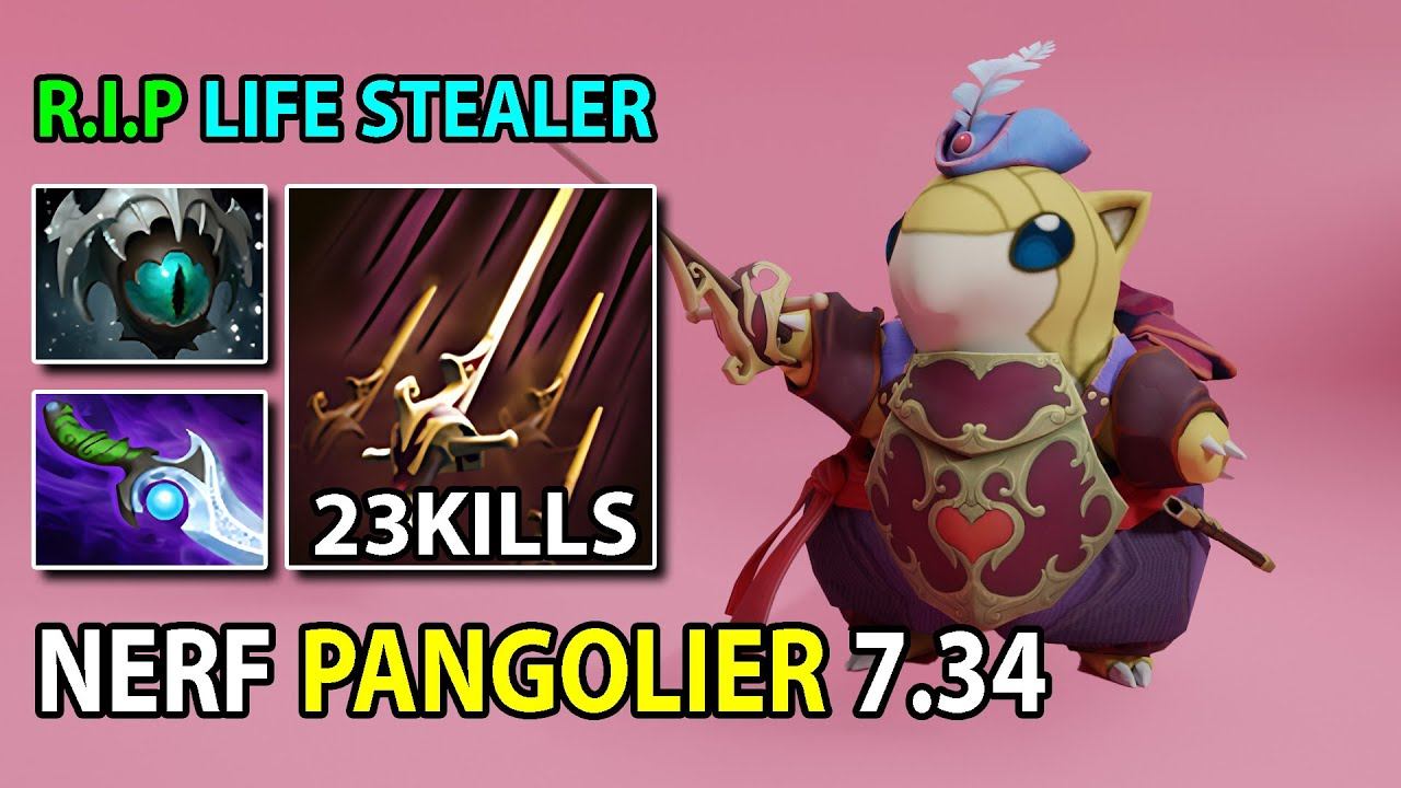How To Play Pangolier Offlane After 7.34 Nerf ( Dota 2 Broken Build ) смотреть онлайн