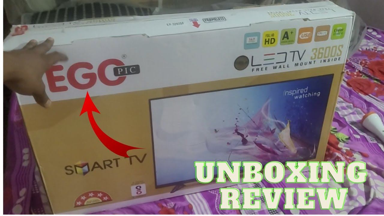 EGO Smart LED TV 📺📺 || Android Smart Led Ego tv unboxing & review full video смотреть онлайн