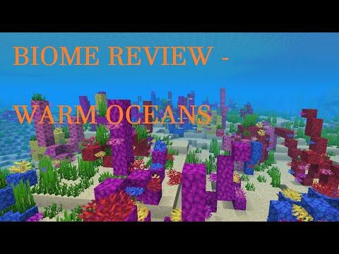 Biome Review - Warm Oceans (A.K.A Coral Reefs) - Minecraft смотреть онлайн
