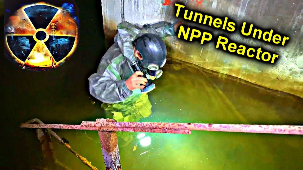 ☢️Going to the Chernobyl Reactor Tunnels / Busted by Security @SuperSus almost drown смотреть онлайн