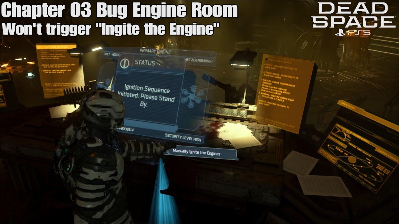 Dead Space (PS5) - Engine Room Bug & Won't Trigger Ingnite the Engine on Chapter 03 смотреть онлайн