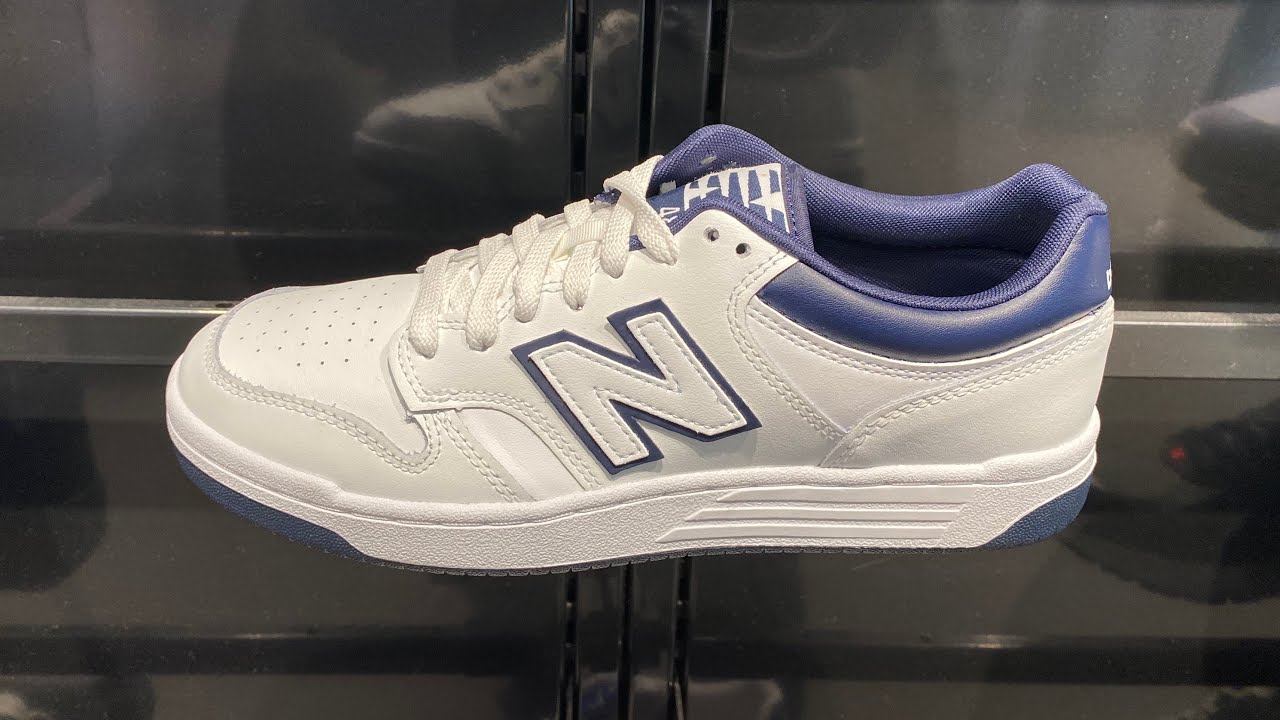 New Balance 480 (White/Navy) - Style Code: BB480LWN смотреть онлайн