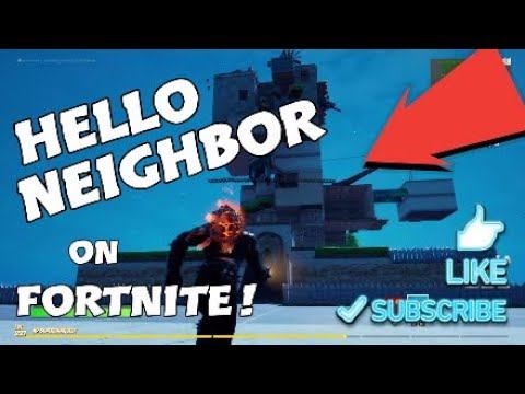 I made my own Hello Neighbor Act 3 house on Fortnite Creative! смотреть онлайн