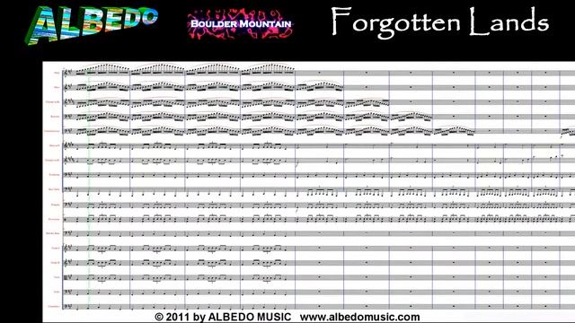 ALBEDO- Boulder Mountain, Forgotten Lands (Scrolling Sheet Music Video) 4 of 18 смотреть онлайн