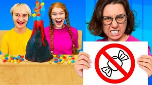 Как ПРОНЕСТИ СЛАДОСТИ в школу?! ЧЕЛЛЕНДЖ в школе для Зефир Крю