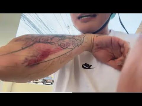 FIRST TIME DRIVING A SCOOTER AND I CRASHED