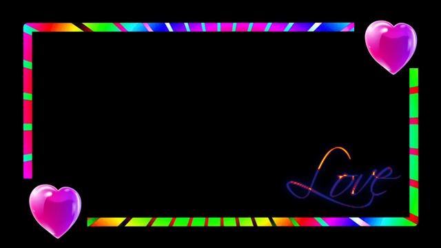 Neon Light Border | Frames Template Video | Glowing Frame Black Screen | Background Loop #frames смотреть онлайн