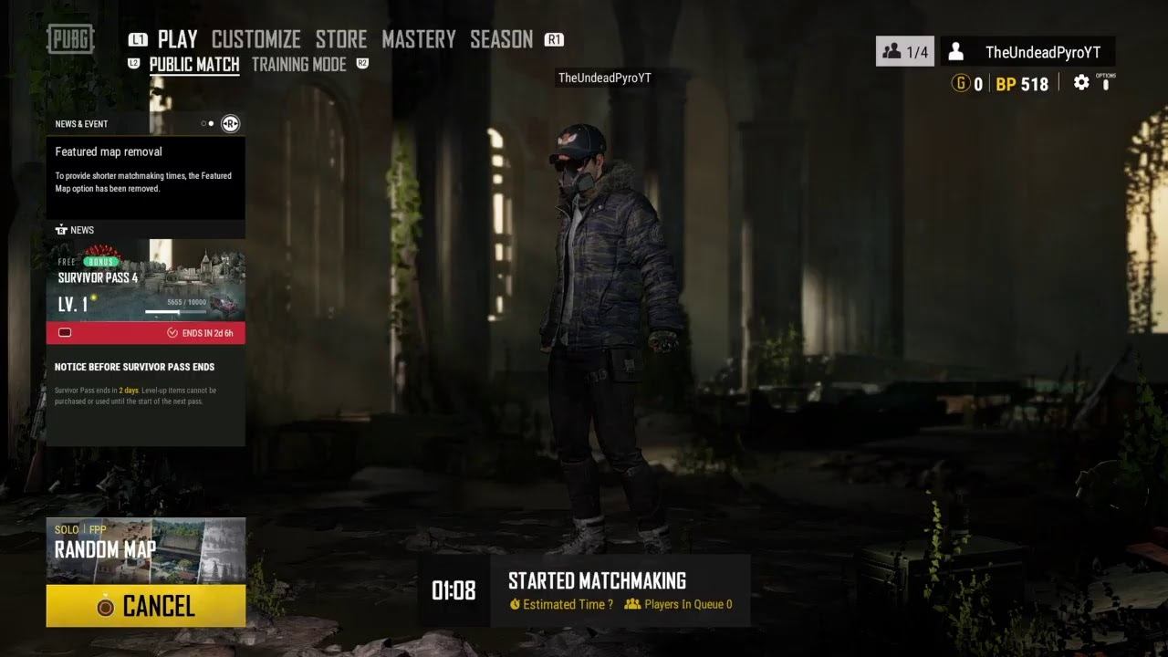 Dying In PUBG Ps4 Eu Cross Platform смотреть онлайн