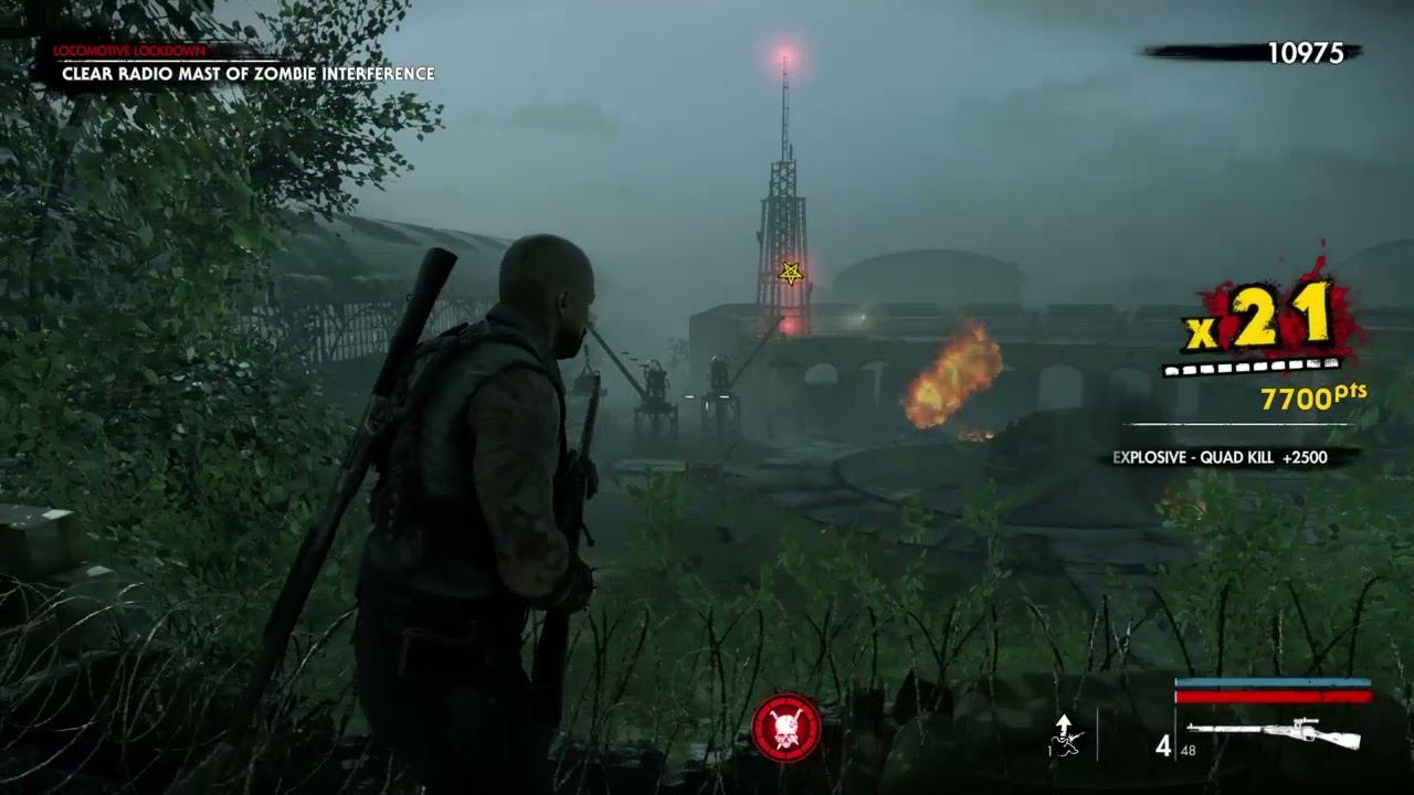 Zombie Army 4 Dead War Clear Radio Mast From Zombie Interference смотреть онлайн