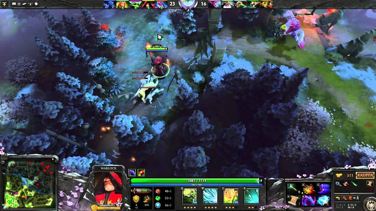 Dota2 | AD Ebin warlock carry | Jaska pelaa dota2 смотреть онлайн
