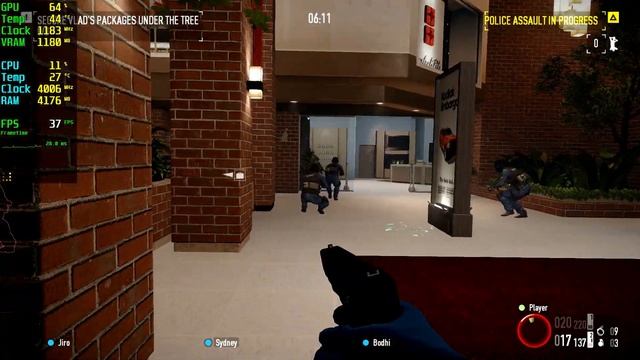 PayDay 2 RX 550 - 1080p High, смотреть онлайн