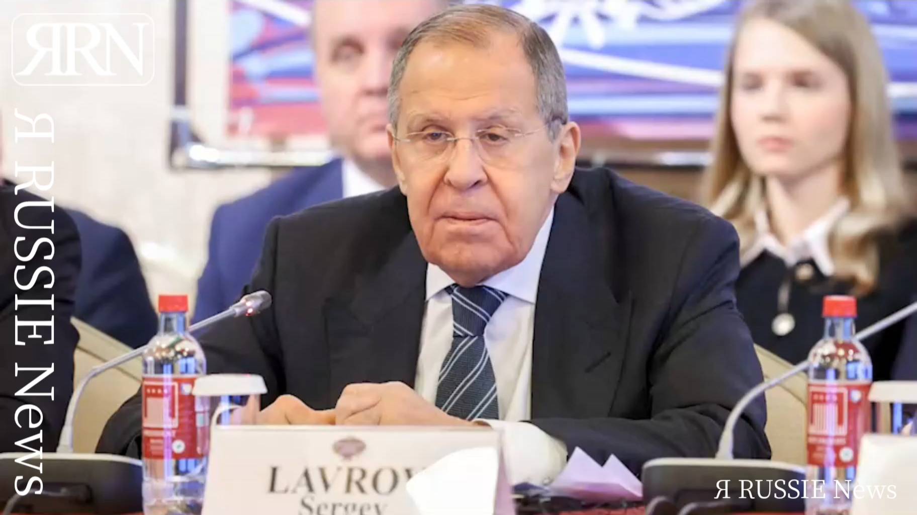 Sergueï Lavrov à La «table Ronde» De L'ambassade Sur Le Thème : La Crise Ukrainienne.