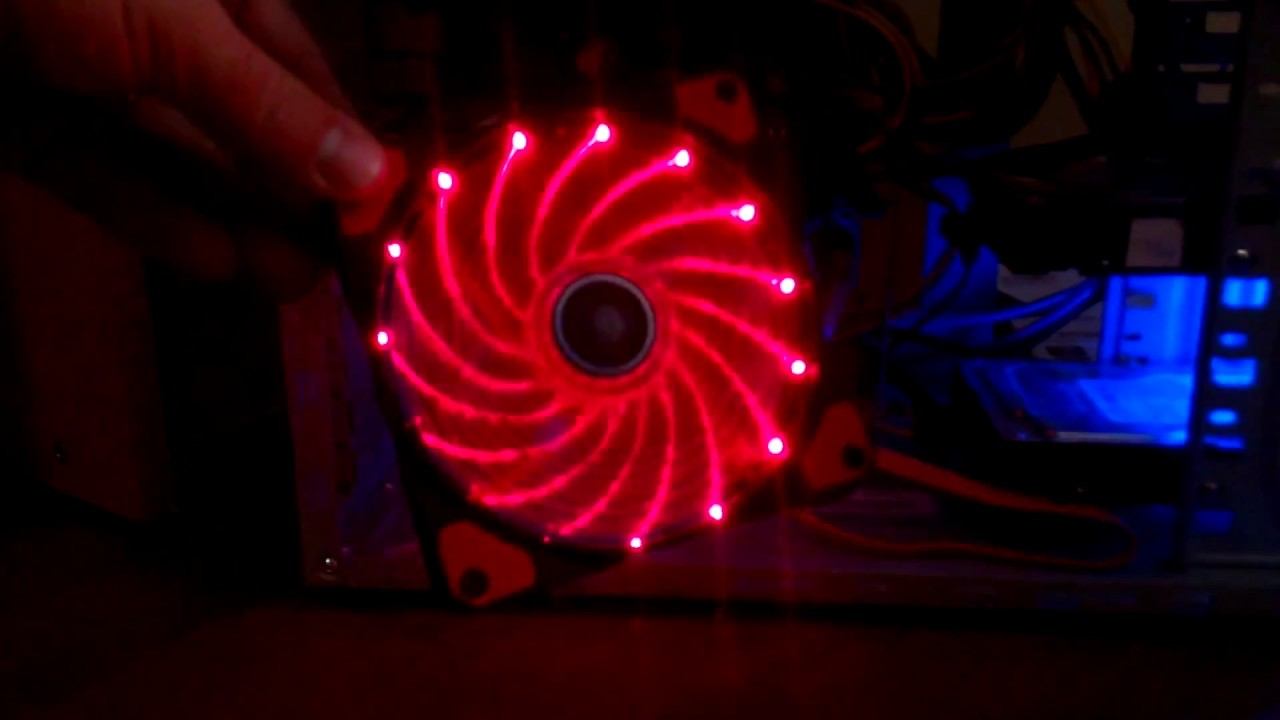 PC Fan - Computer Case Cooler - NEEDCOOL G1 - RED смотреть онлайн