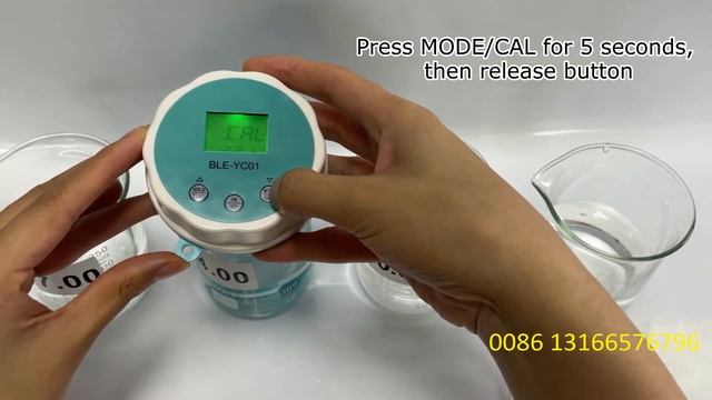 Floating Pool Monitor BLE-YC01 pH calibration at 7.0/4.0/10.0 pH calibrate 7.00 pH CAL смотреть онлайн
