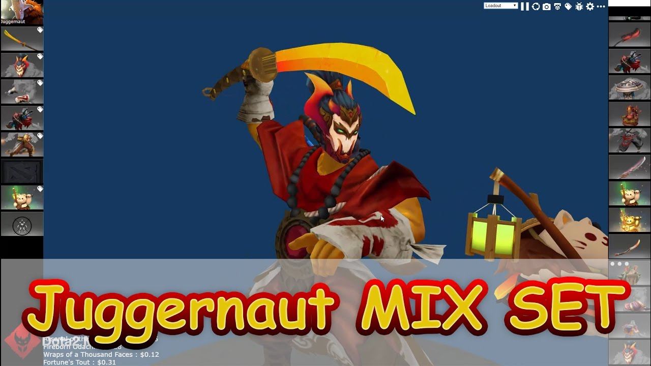 Dota2 juggernaut MIX SET смотреть онлайн