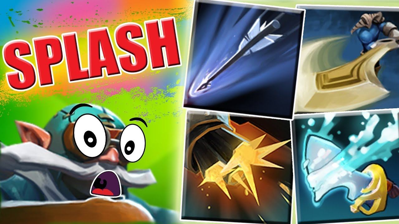 Quadruple Splash Ability Combo [Imba AoE Cleave Damage] Dota 2 Ability Draft смотреть онлайн