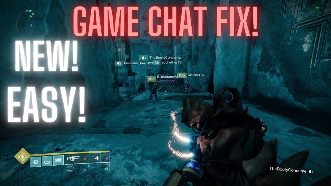 (EASY!) How To Fix Destiny 2 Game Chat (Working!) смотреть онлайн
