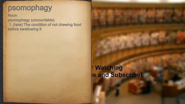 What does psomophagy mean? смотреть онлайн