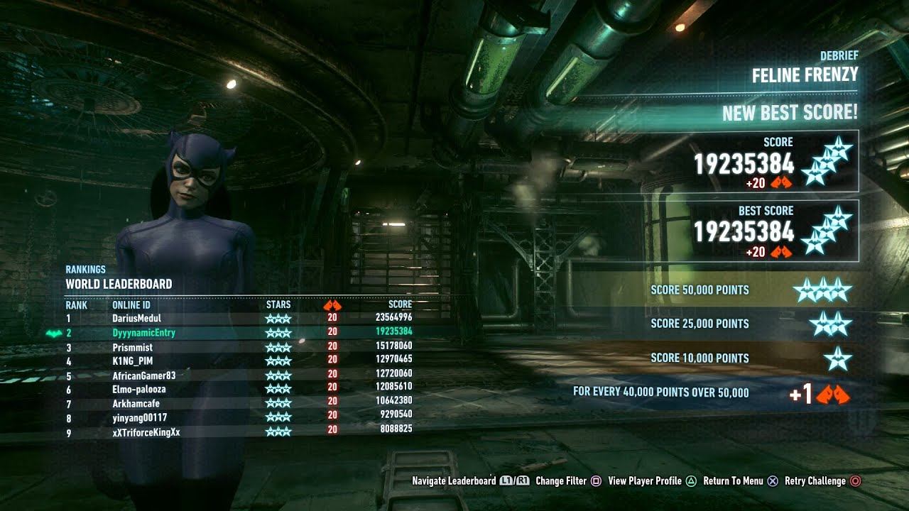 Feline Frenzy - Catwoman - 19.23 million | Batman: Arkham Knight смотреть онлайн