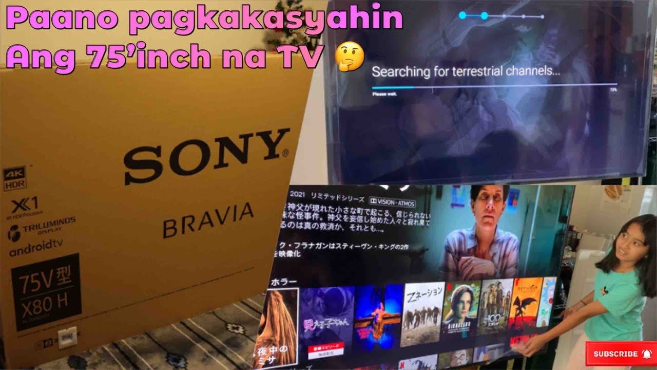 SONY BRAVIA 75’inch /X80OH 4K HDR Android TV (unboxing/setup) смотреть онлайн