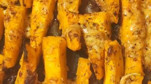 СУПЕР КУХНЯ! Очуметь, как вкусно! Тыква, запеченная в духовке с чесноком и сыром.