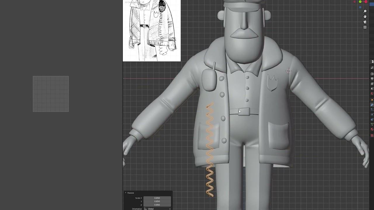 Hello Neighbor 2 | Officer Nielsen - 3D Modeling Video Full (Public) смотреть онлайн
