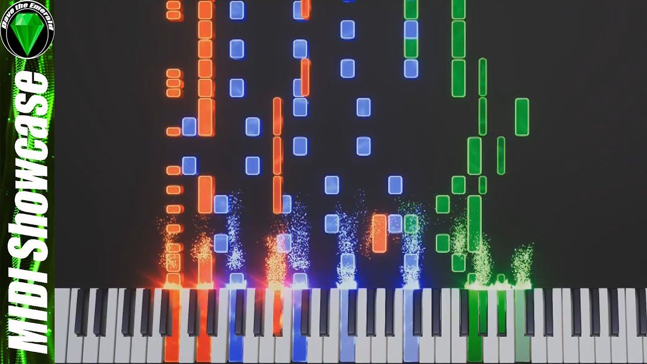 Tetris Music Type-A (Hard Rock Remix) | MIDI Showcase смотреть онлайн