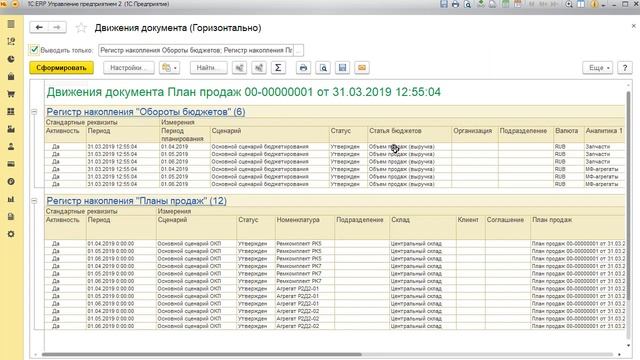 Бюджетирование в 1СERP Ч01Урок 08 Бюджет объемов производства_720p