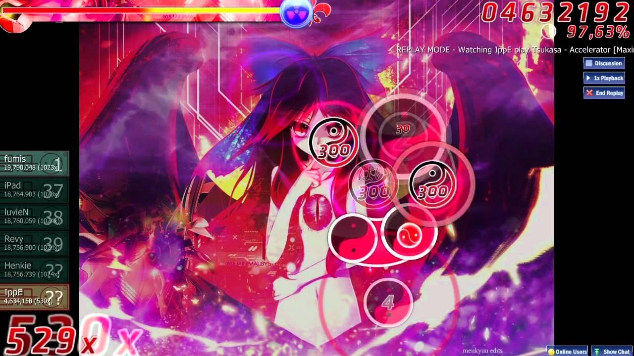 osu! ~ Tsukasa - Accelerator [Maximum] смотреть онлайн