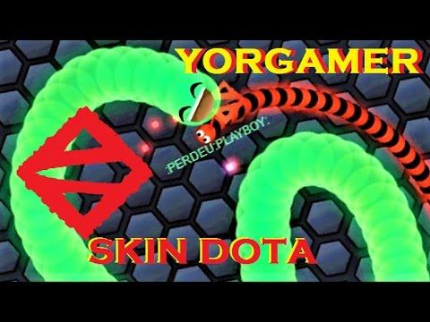 slither.io NUEVO SKIN LOGO DOTA( funny moments) смотреть онлайн