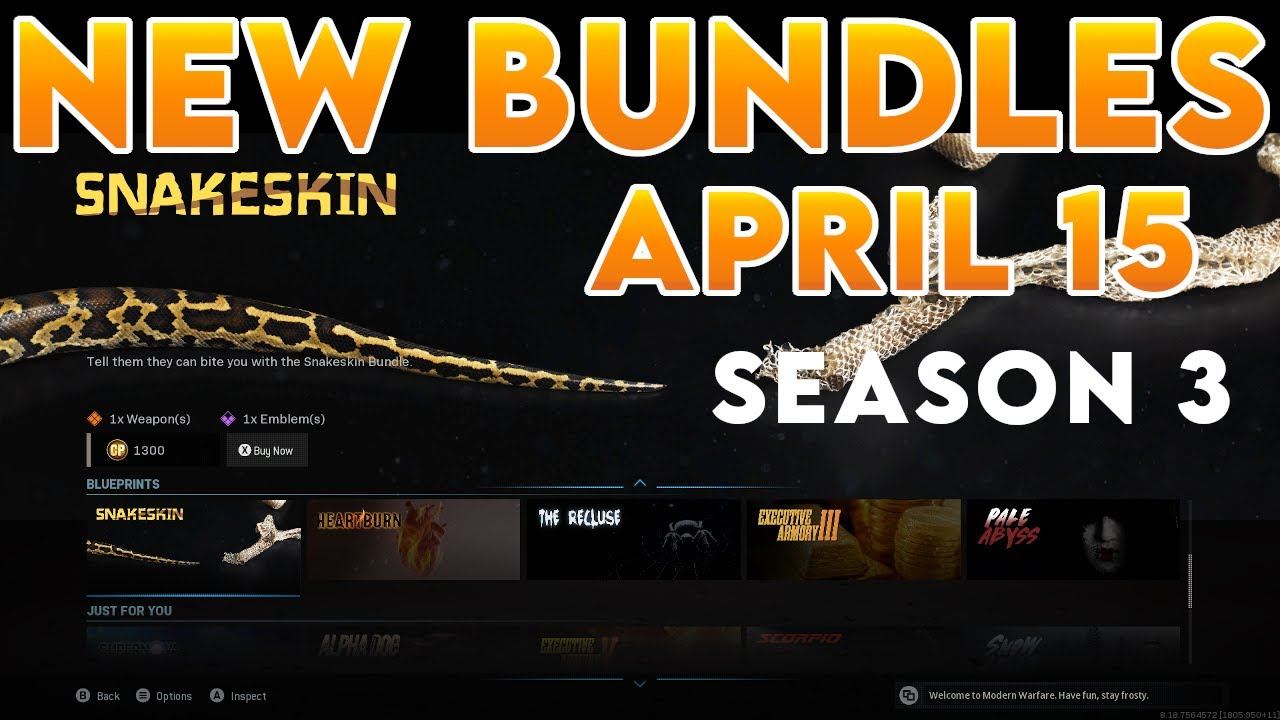 Modern Warfare New Bundles in Season 3 Store !- April 15th смотреть онлайн