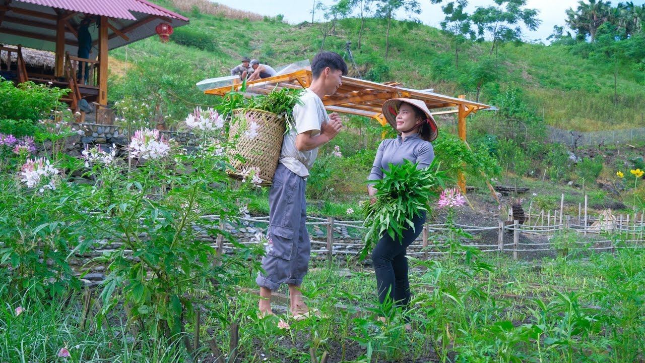 Taking Care Of 1000 Fish Farm, Harvesting Vegetables, Epic Gardening, Eddy Family Farm