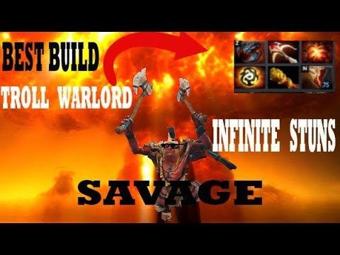 Troll Warlord - Dota 2 Infinite stuns (Bash) Rampage+Solo Roshan |Troll Warlord Trolling смотреть онлайн