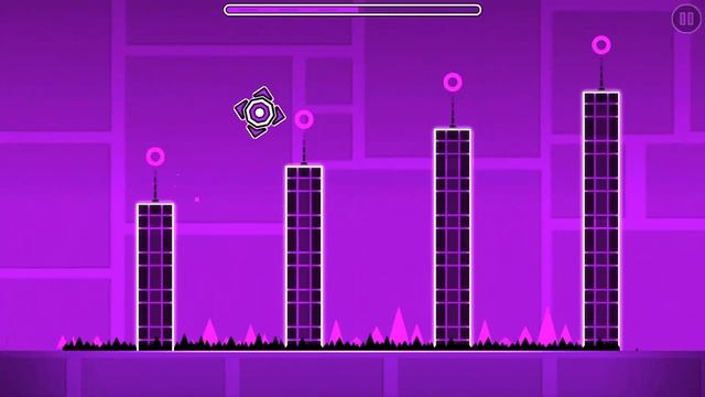 Geometry Dash - Прохождение "Stereo Madness" ( 3 Монеты ) смотреть онлайн
