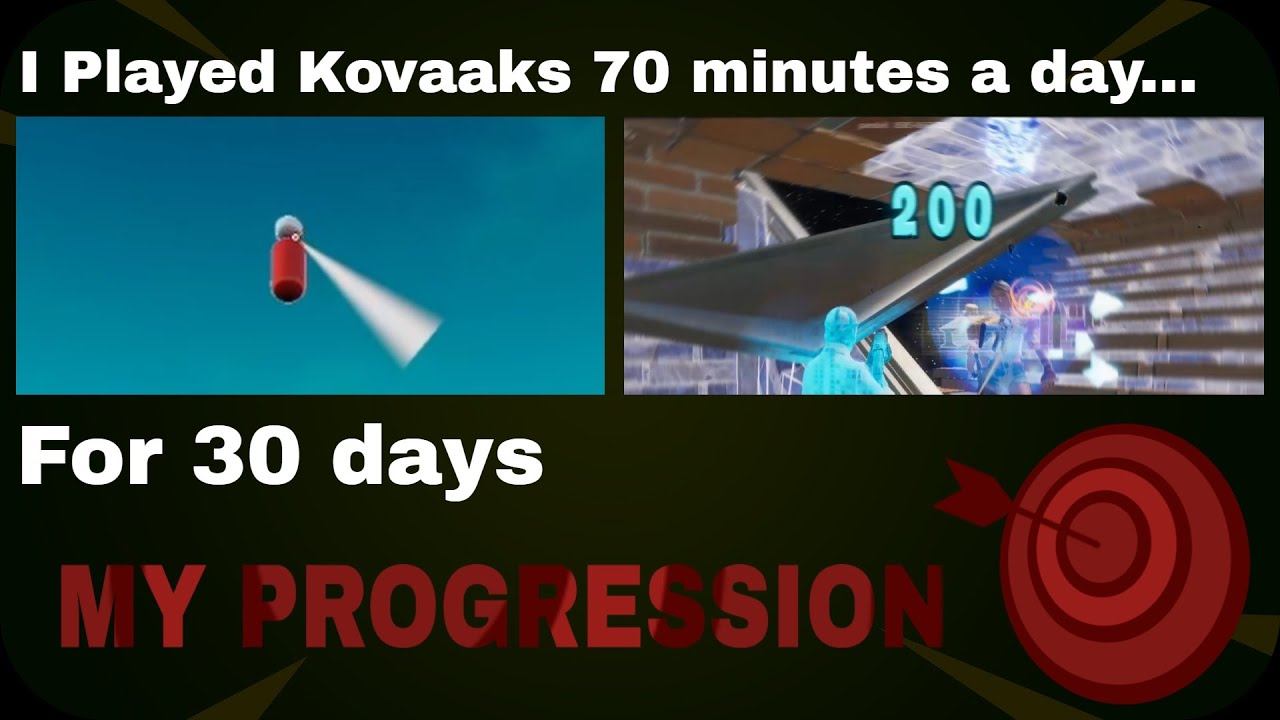 What One Month on Kovaak's FPS Aim trainer looks like смотреть онлайн