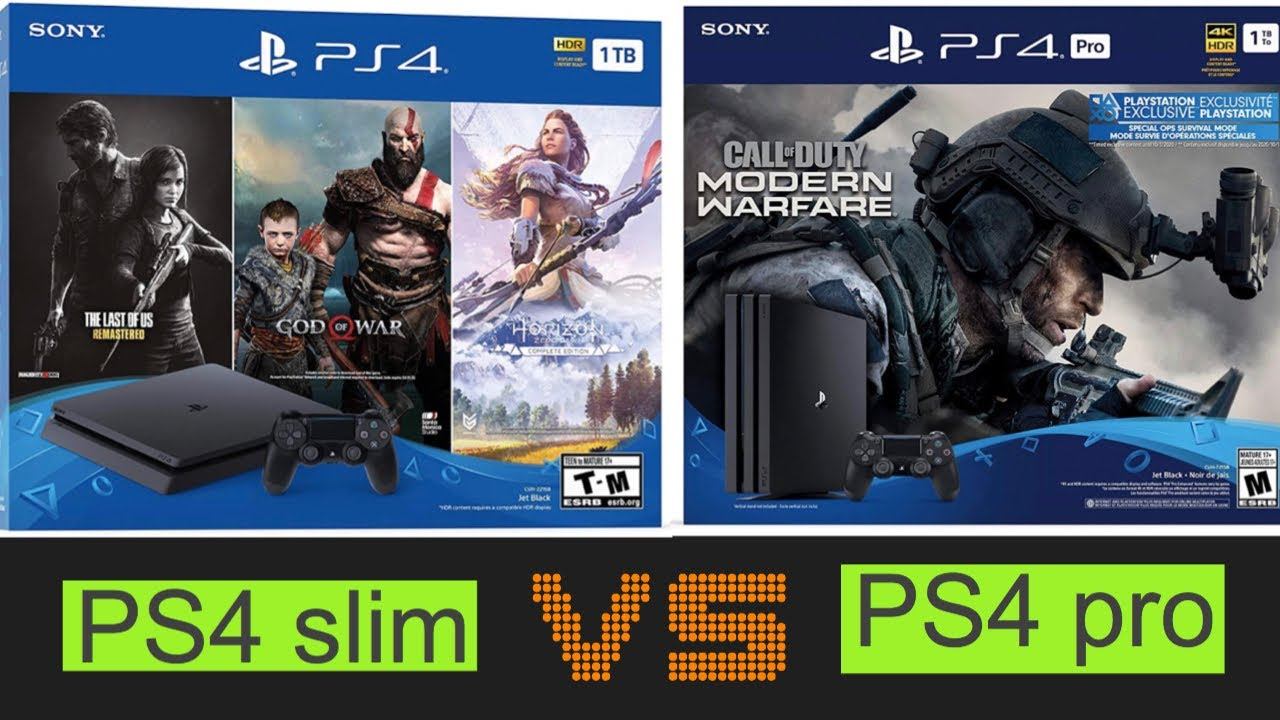 PS4 Slim Vs PS4 Pro || Which One Is Worth It 2020