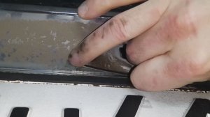 Как заменить лампы освещения номера на Honda cr v iv