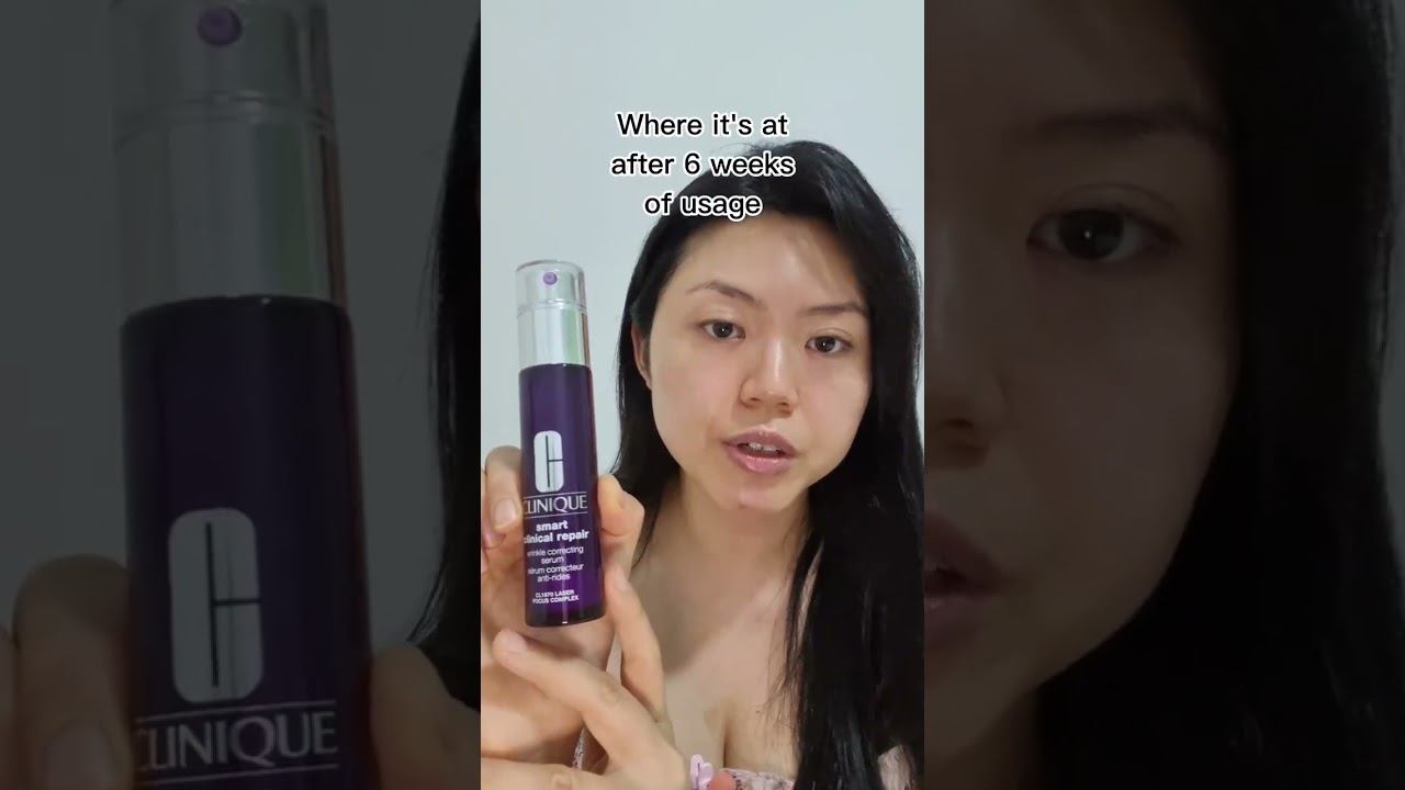 1 Minute Review: Clinique Smart Clinical Repair Wrinkle Correcting Serum #skincare #antiaging смотреть онлайн