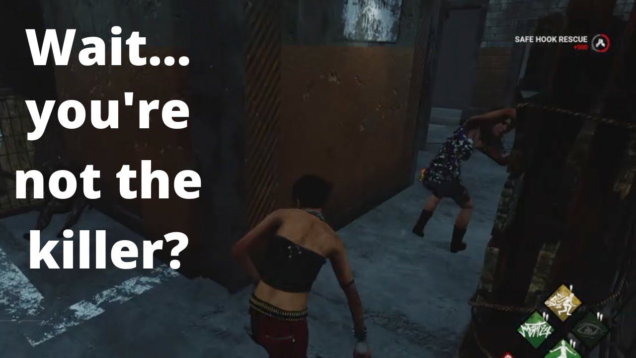 When your teammate drops a pallet ON YOU! - Dead By Daylight смотреть онлайн