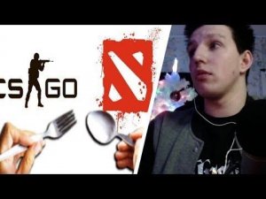 МАЗЕЛЛОВ СМОТРИТ КАШУ  ВОЗМОЖНО ЛИ ИГРАТЬ ВИЛКОЙ И ЛОЖКОЙ В DOTA 2 И CS GO  РЕАКЦИЯ НА KUSSIA