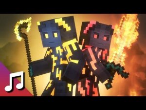 🎶TheFatRat maisy kay The storm all navi Version Minecraft Animation Black Plasma Studios
