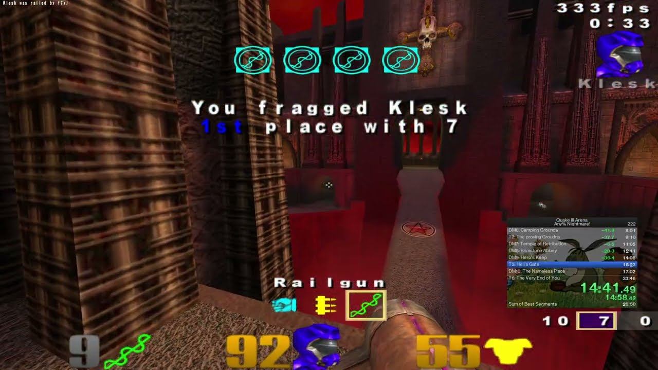 Quake 3 Arena Any% Speedrun / Nightmare - 33:02 [OPB] смотреть онлайн
