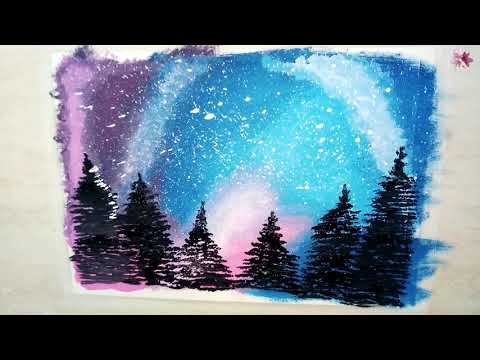 Night sky. Ночное небо. Գիշերային երկինք: смотреть онлайн