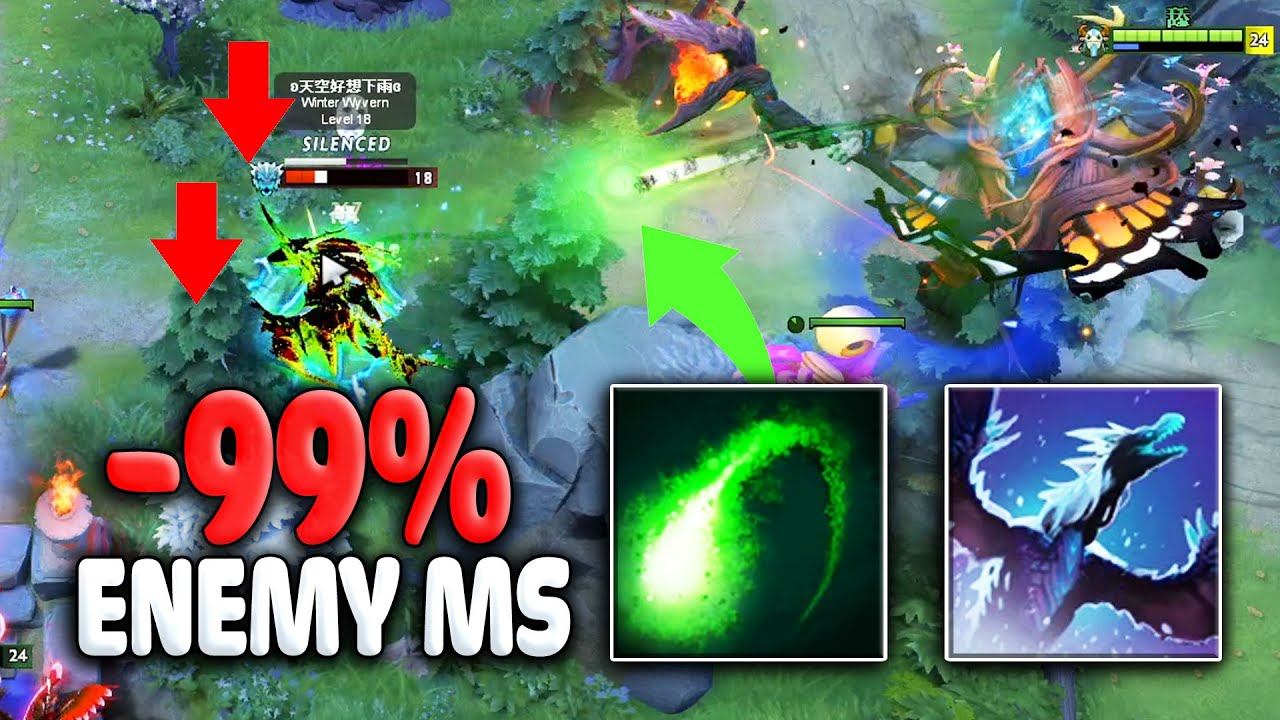 -99% enemy move speed easy kill | Dota 2 Ability Draft смотреть онлайн