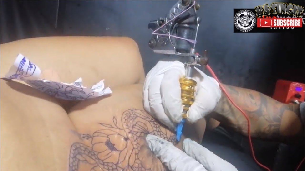 THIGH TATTOO #12 - Ahas at Bulaklak смотреть онлайн