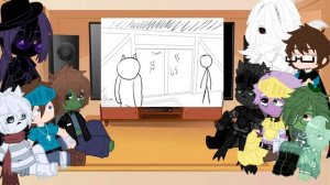 Реакция школа монстров на «Безумные истории - 1» °•Gacha Life•°