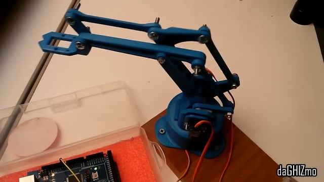 3D printed ROBOT ARM first tests смотреть онлайн