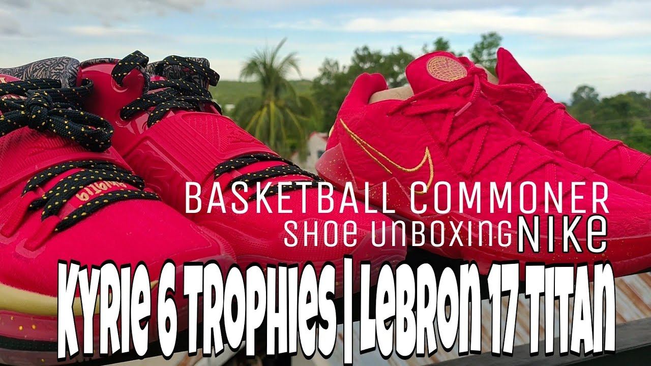 LEBRON 17 LOW TITAN | KYRIE 6 AS EP TROPHIES | SHOE UNBOXING смотреть онлайн